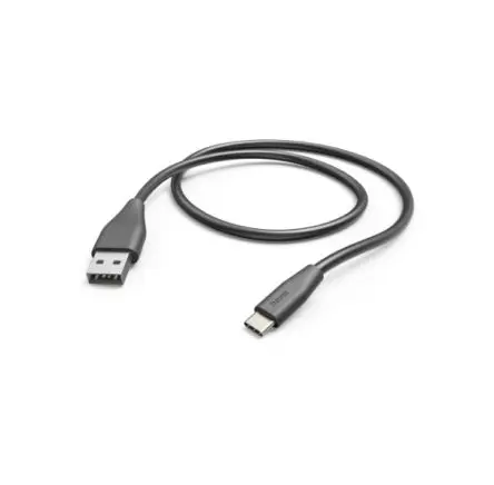 Produktfoto 1 von Hama Stecker USB-Kabel, USB Typ A, USB Typ C Stecker / USB Typ C, 1.5 m Schwarz
