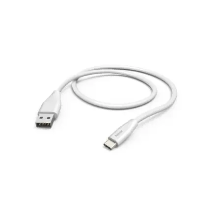 Produktfoto 1 von Hama Stecker USB-Kabel, USB Typ A, USB Typ C Stecker / USB Typ C, 1.5 m Weiß
