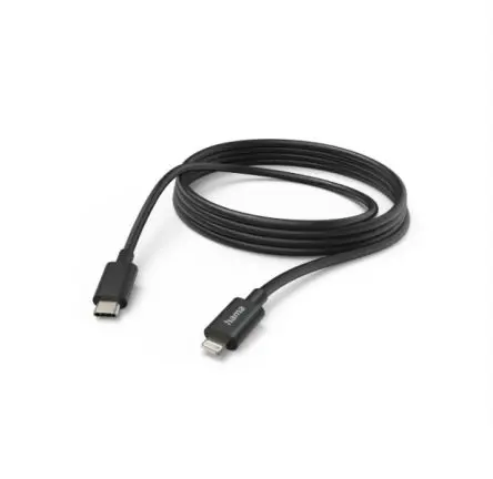 Produktfoto 1 von Hama Stecker USB-Kabel, Lightning-Steckverbinder, USB Typ C Stecker / USB Typ C, 3 m Schwarz
