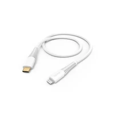Produktfoto 1 von Hama Stecker USB-Kabel, Lightning-Steckverbinder, USB Typ C Stecker / USB Typ C, 1.5 m Weiß