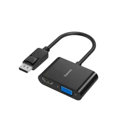 Produktfoto 1 von Hama Adapter 3 Display, - DisplayPort, HDMI, VGA, 4096 x 2160 pixel