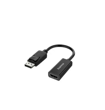 Produktfoto 1 von Hama Adapter 4096 x 2160 pixel, Ausgänge:1, In:DisplayPort, Out:HDMI