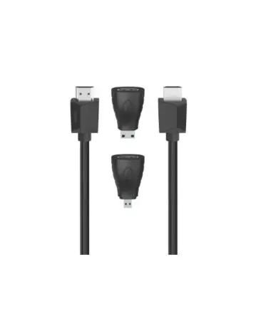 Produktfoto 1 von Hama HDMI HDMI-Kabel A HDMI Stecker B HDMI Stecker, 1.5 mm, Schwarz