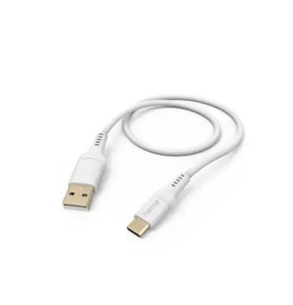 Produktfoto 1 von Hama Stecker USB-Kabel, USB Typ A, USB Typ C Stecker / USB Typ C, 1.5 m Weiß