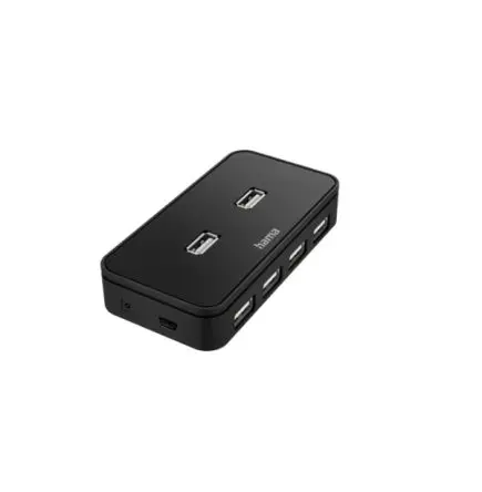 Produktfoto 1 von Hama, USB 2.0 USB-C-Hub, 7 USB Ports, USB, USB T: 5.3 cm H: 1.9 cm B: 10.2cm
