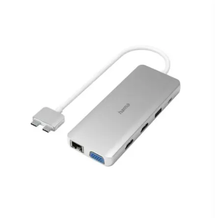 Produktfoto 1 von Hama, USB 3.2 USB-C-Hub, 12 USB Ports, USB, USB T: 5.5 cm H: 1.5 cm B: 13.4cm