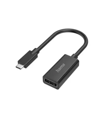 Produktfoto 1 von Hama Adapter, USB Typ C 2 Display, - DisplayPort, 4096 x 2160 pixel
