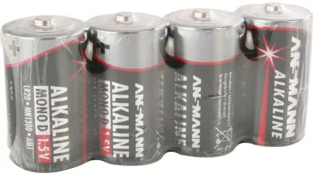 Produktfoto 1 von Ansmann Alkalisch D Batterie, 16000 mAh, 1.5 V