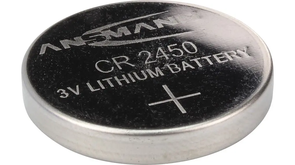 Produktfoto 1 von Ansmann CR2450, Lithium Knopfzelle Ø 24.5mm, 3V / 630mAh