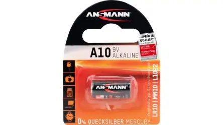 Produktfoto 1 von Ansmann A10 Alkalisch 9-V-Batterie, 38 mAh