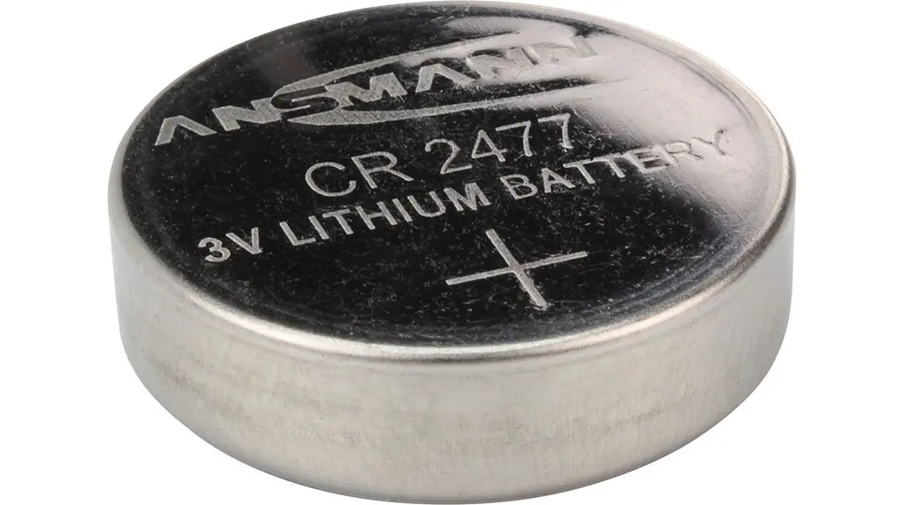 Produktfoto 1 von Ansmann CR2477, Lithium Knopfzelle Ø 24.5mm, 3V / 1Ah