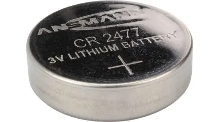 Ansmann CR2477, Lithium Knopfzelle Ø 24.5 mm, 3 V / 1 Ah