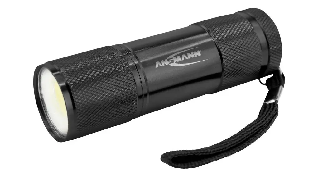 Produktfoto 1 von Ansmann Taschenlampe LED Schwarz, 175 lm, 95 mm