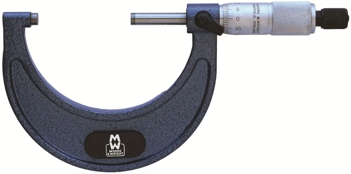 Produktfoto 1 von Moore & Wright Außen- Mikrometer Metrisch, 25 mm bis 50 mm / ±0.003 mm
