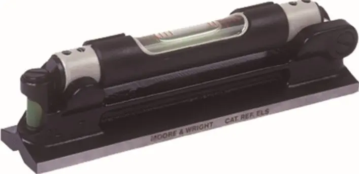 Produktfoto 1 von Moore & Wright Gerade Wasserwaage, Typ Gerade, 165 mm, 3 Libelle/n