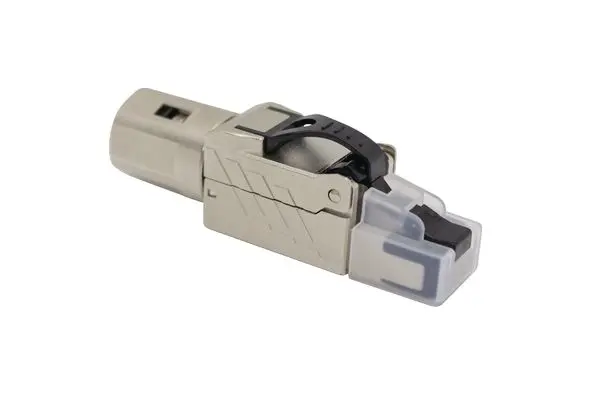 Produktfoto 1 von HellermannTyton Connectivity 852 Stecker Ethernet-Steckverbinder, 1-Port Abgeschirmt Kabel Gerade