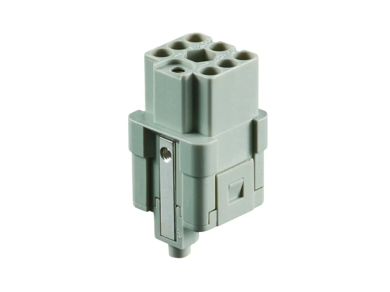 Produktfoto 1 von TE Connectivity HQ-007 Robustes Power Steckverbinder-Modul, Kontakteinsatz Crimp für Anschlussdrähte