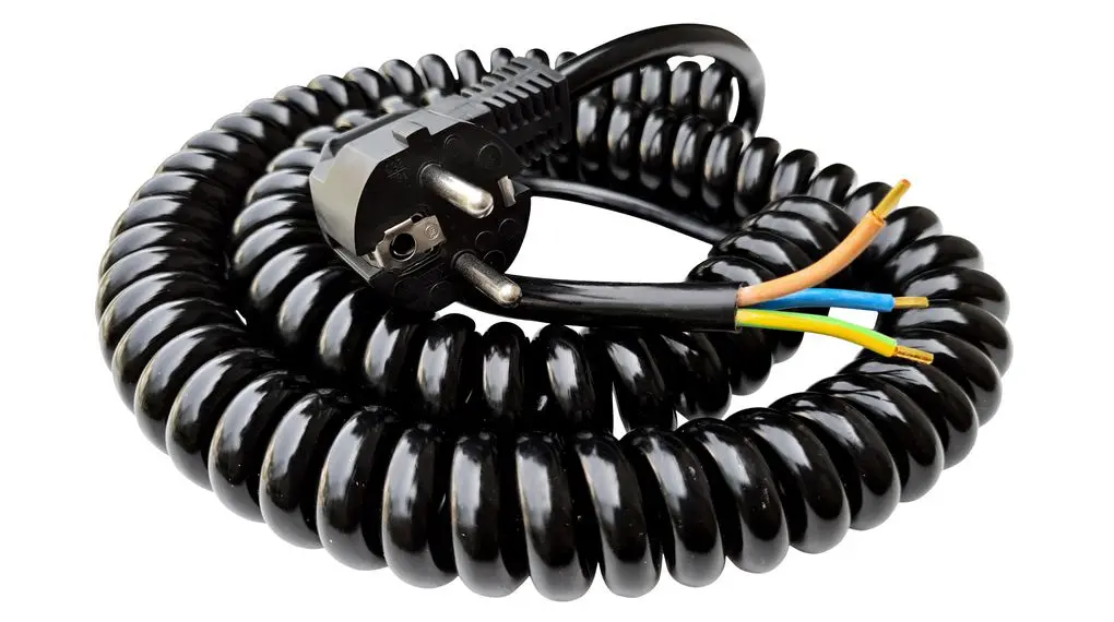 Produktfoto 1 von TBS de Buck B.V. SP-DSR Netzkabel, 3-adrig Schwarz, 3 m 70 °C, Polyurethan