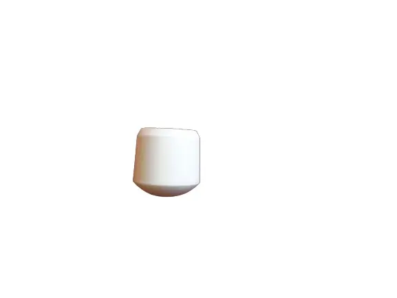 Guitel Hervieu Kunststoff Endkappe rund Weiß, Round Tube, 22.5 x 22 x 18 mm