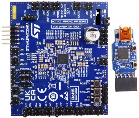 Produktfoto 1 von STMicroelectronics Evaluierungsboard für den hochintegrierten STPMIC25 Power Management IC für Mikroprozessoren