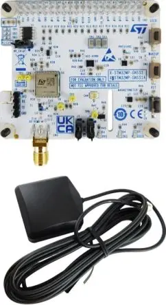 Produktfoto 1 von STMicroelectronics X-STM32MP-GNSS1 GNSS- und Trägheitssensor-Erweiterungsplatine für STM32 MPU,