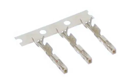 Molex CTX50 Crimp-Anschlussklemme für Draht zu Platine, Stecker Crimpbefestigung 26 AWG, Gold 22 AWG