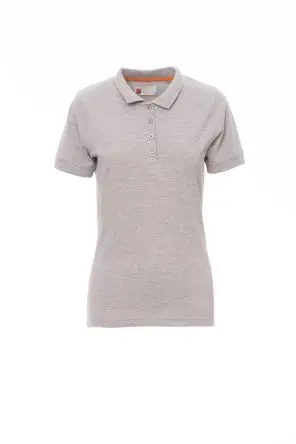 Produktfoto 1 von Payperwear VENICE LADY MELANGE Kurze Ärmelarm Polohemd, 90 % Baumwolle, 10 % Polyester Grau M