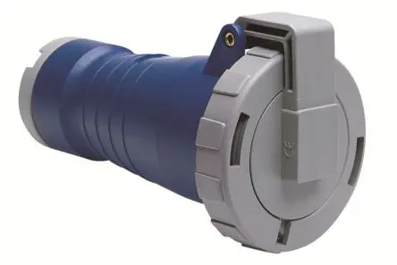 Amphenol Industrial 2CMA1 Leistungssteckverbinder Blau 2P+PE, 250V Gerade IP67, IP69 32A