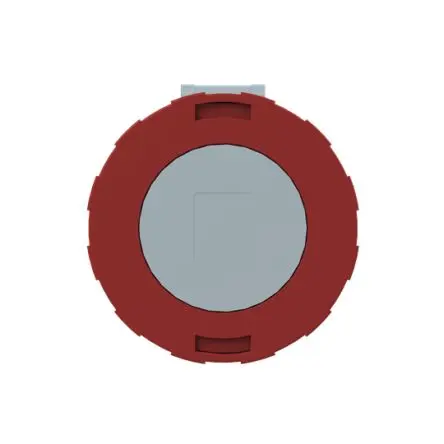 Produktfoto 1 von Amphenol Industrial 2CMA1 Leistungssteckverbinder Rot 3P+PE, 415V Gerade IP67, IP69 63A