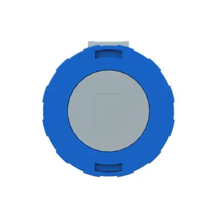 Produktfoto 1 von Amphenol Industrial 2CMA1 Leistungssteckverbinder Blau 3P+PE, 250V Gerade IP67, IP69 63A