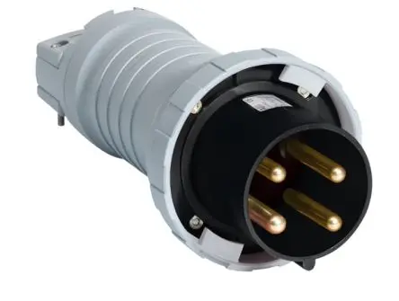 Produktfoto 1 von Amphenol Industrial 2CMA1 Leistungssteckverbinder Schwarz 3P+PE, 690V Gerade IP67, IP69 63A