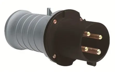 Produktfoto 1 von Amphenol Industrial 2CMA1 Leistungssteckverbinder Schwarz 3P+PE, 500V Gerade IP44 63A