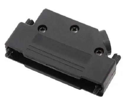Produktfoto 1 von Encitech Connectors 6560 D-Sub-Gehäuse Gerade, 37-polig, Schwarz, Größe C, aus Kunststoff