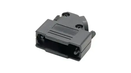 Produktfoto 1 von Encitech Connectors 6560 D-Sub-Gehäuse Gerade, 9-polig, Schwarz, Größe DE, aus Kunststoff