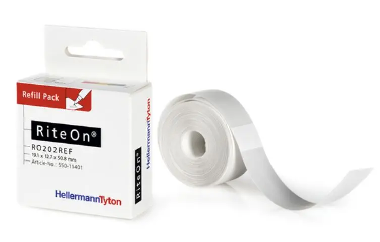 Produktfoto 1 von HellermannTyton Etikett B. 19.05 mm 150 Per Pack