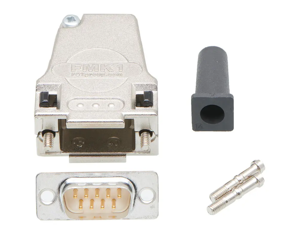 Produktfoto 1 von FCT from Molex FCT D-Sub-Steckverbindergehäuse für D-Sub-Kontakteinsatz, 9 Kontakte, Stecker
