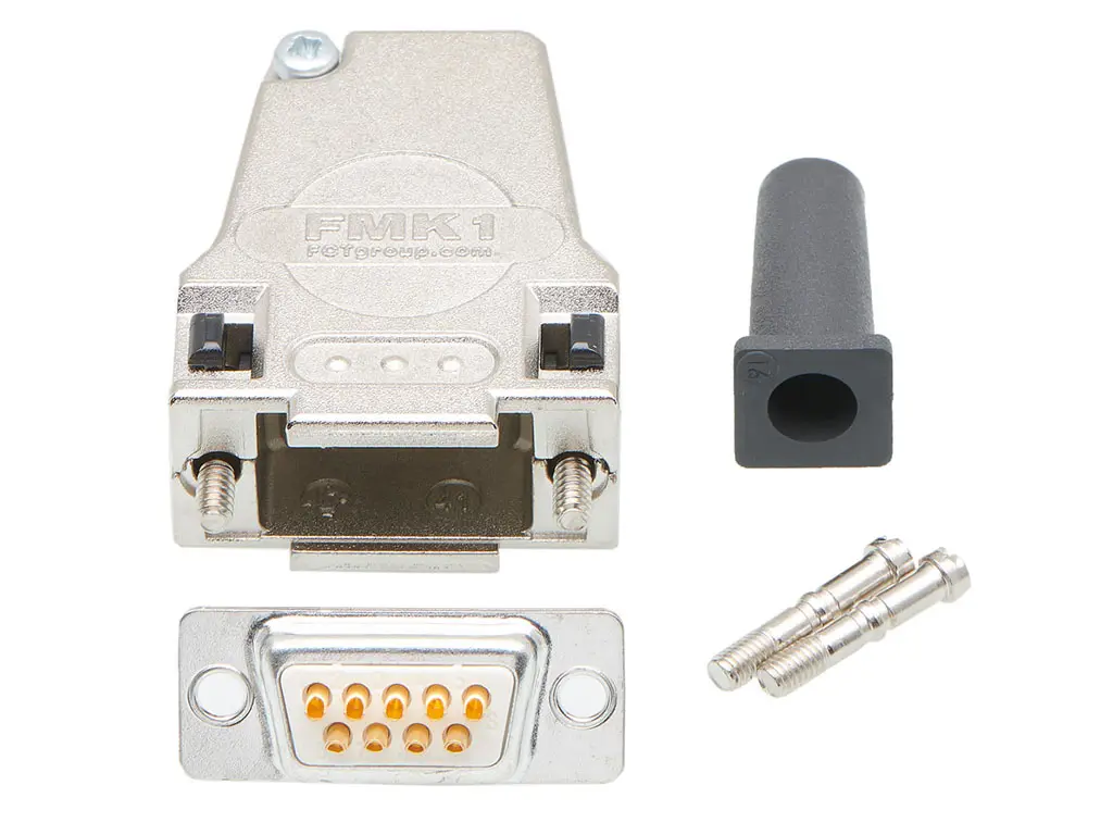 FCT from Molex FCT D-Sub-Steckverbindergehäuse für D-Sub-Kontakteinsatz, 9 Kontakte, Buchse