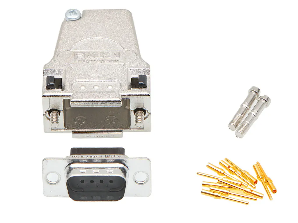 FCT from Molex FCT D-Sub-Steckverbindergehäuse für D-Sub-Kontakteinsatz, 9 Kontakte, Stecker