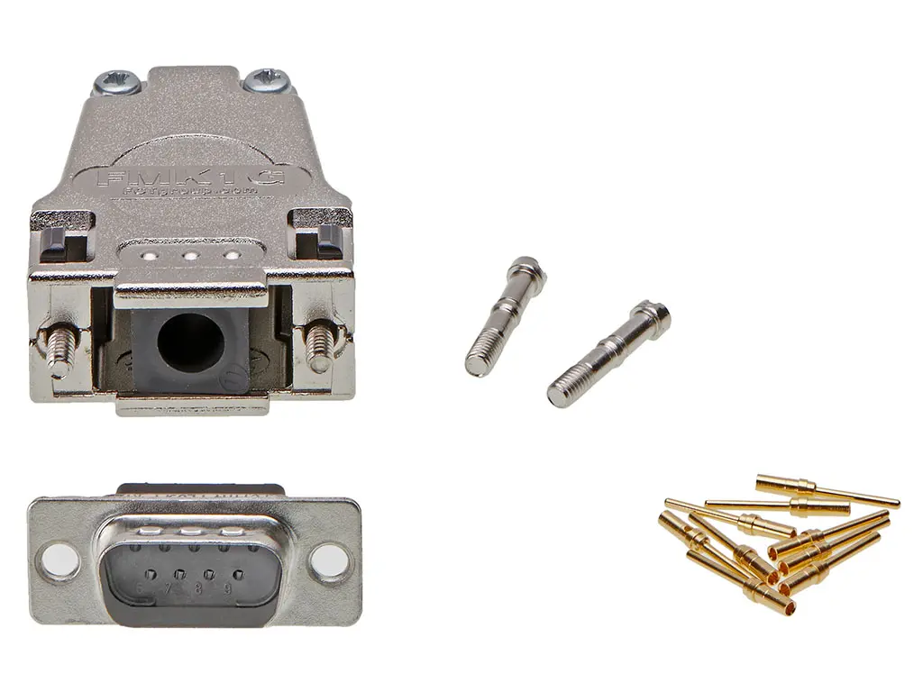 Produktfoto 1 von FCT from Molex FCT D-Sub-Steckverbindergehäuse für D-Sub-Kontakteinsatz, 9 Kontakte, Stecker