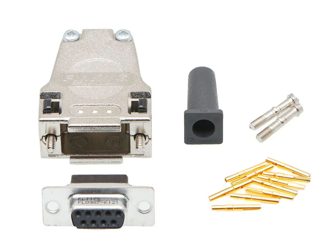 FCT from Molex FCT D-Sub-Steckverbindergehäuse für D-Sub-Kontakteinsatz, 9 Kontakte, Buchse