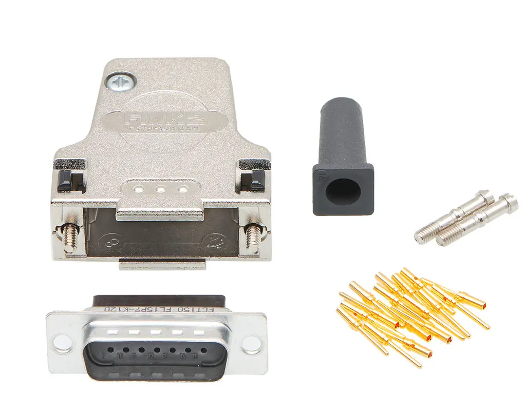 Produktfoto 1 von FCT from Molex FCT D-Sub-Steckverbindergehäuse für D-Sub-Kontakteinsatz, 15 Kontakte, Stecker