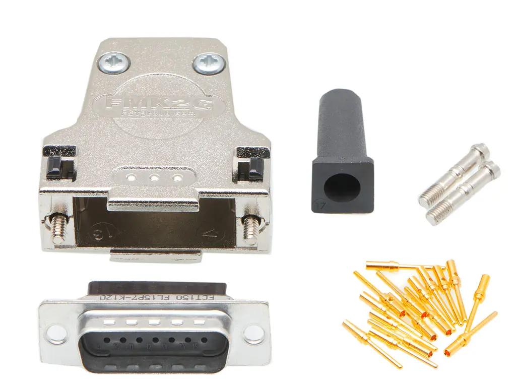 Produktfoto 1 von FCT from Molex FCT D-Sub-Steckverbindergehäuse für D-Sub-Kontakteinsatz, 15 Kontakte, Stecker