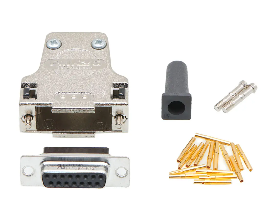 Produktfoto 1 von FCT from Molex FCT D-Sub-Steckverbindergehäuse für D-Sub-Kontakteinsatz, 15 Kontakte, Buchse