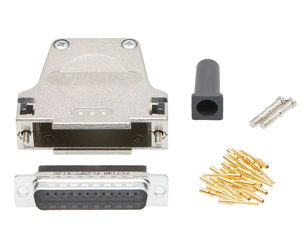 Produktfoto 1 von FCT from Molex FCT D-Sub-Steckverbindergehäuse für D-Sub-Kontakteinsatz, 25 Kontakte, Stecker