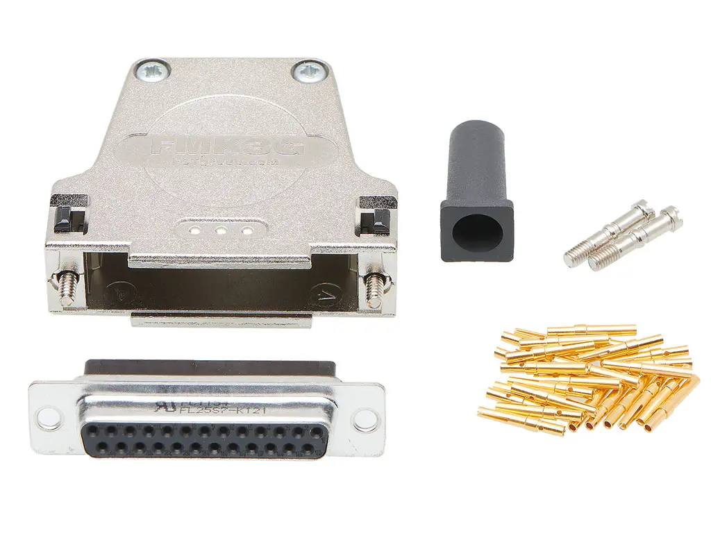 Produktfoto 1 von FCT from Molex FCT D-Sub-Steckverbindergehäuse für D-Sub-Kontakteinsatz, 25 Kontakte, Buchse