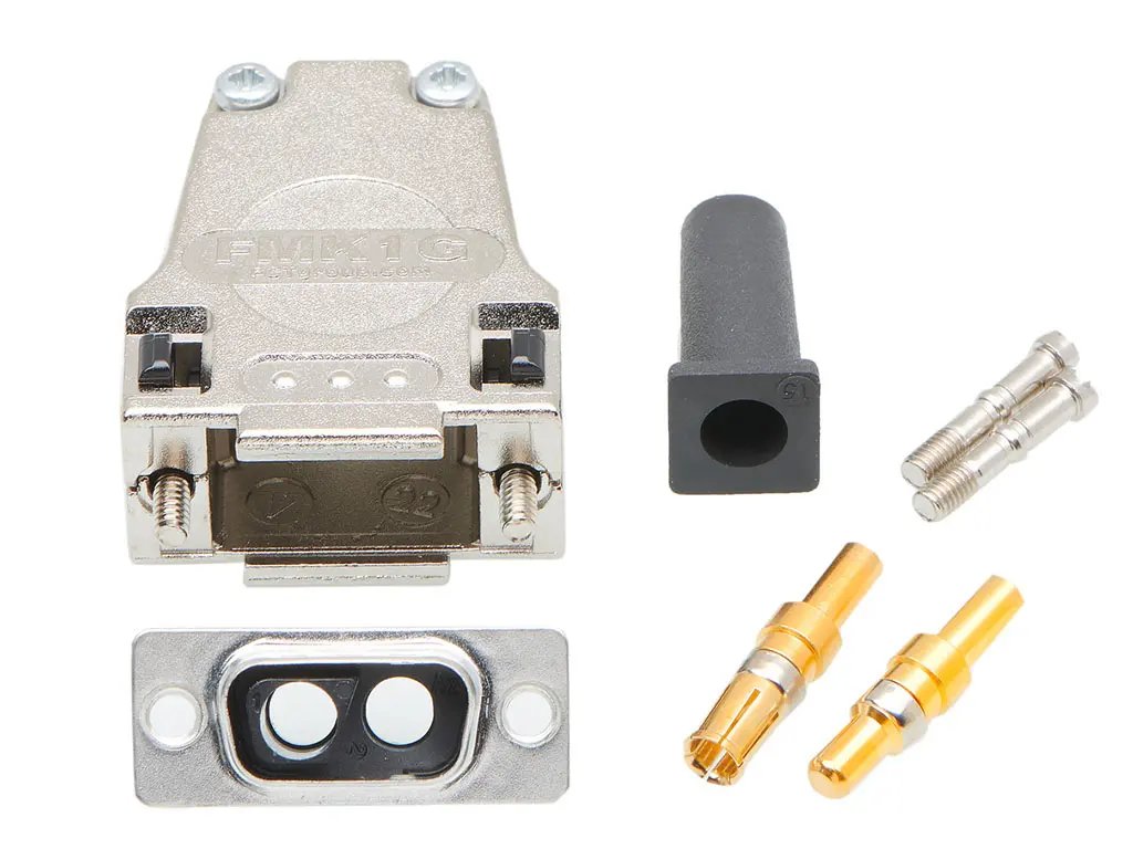Produktfoto 1 von FCT from Molex FCT D-Sub-Steckverbindergehäuse für D-Sub-Kontakteinsatz, 2 Kontakte, Stecker