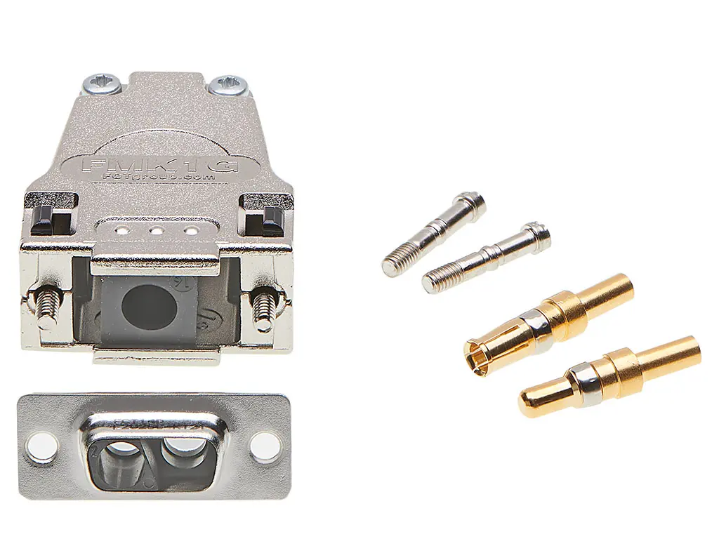 Produktfoto 1 von FCT from Molex FCT D-Sub-Steckverbindergehäuse für D-Sub-Kontakteinsatz, 2 Kontakte, Buchse