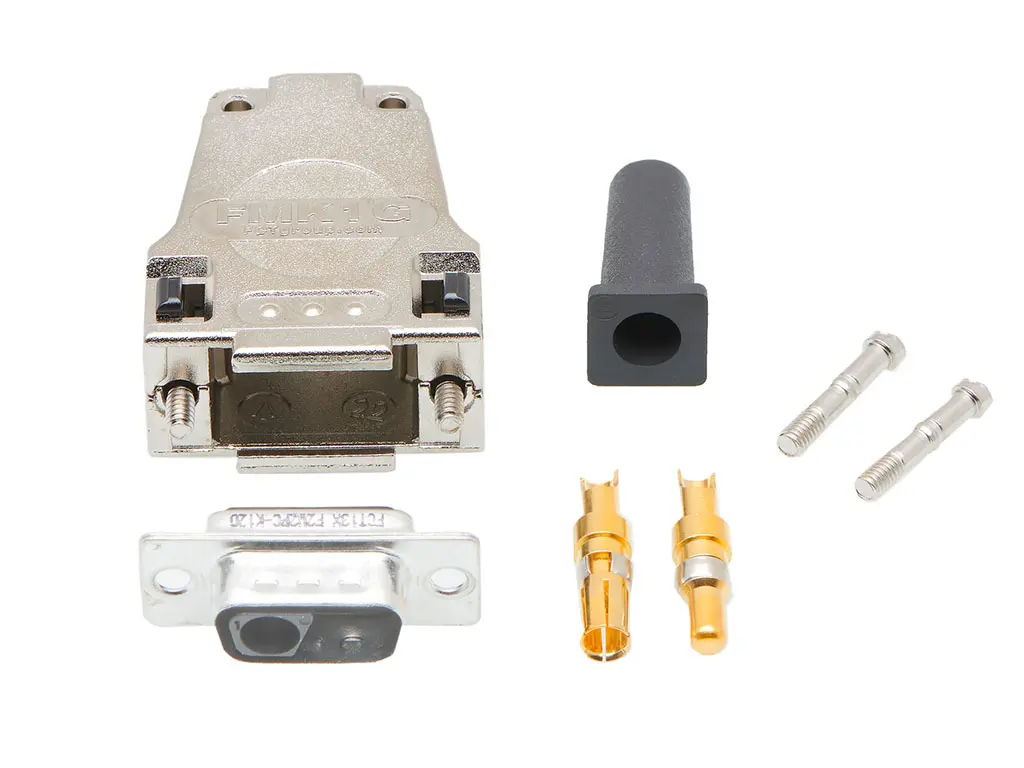 Produktfoto 1 von FCT from Molex FCT D-Sub-Steckverbindergehäuse für D-Sub-Kontakteinsatz, 2 Kontakte, Stecker