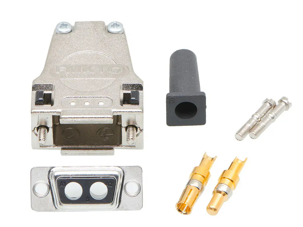 Produktfoto 1 von FCT from Molex FCT D-Sub-Steckverbindergehäuse für D-Sub-Kontakteinsatz, 2 Kontakte, Buchse