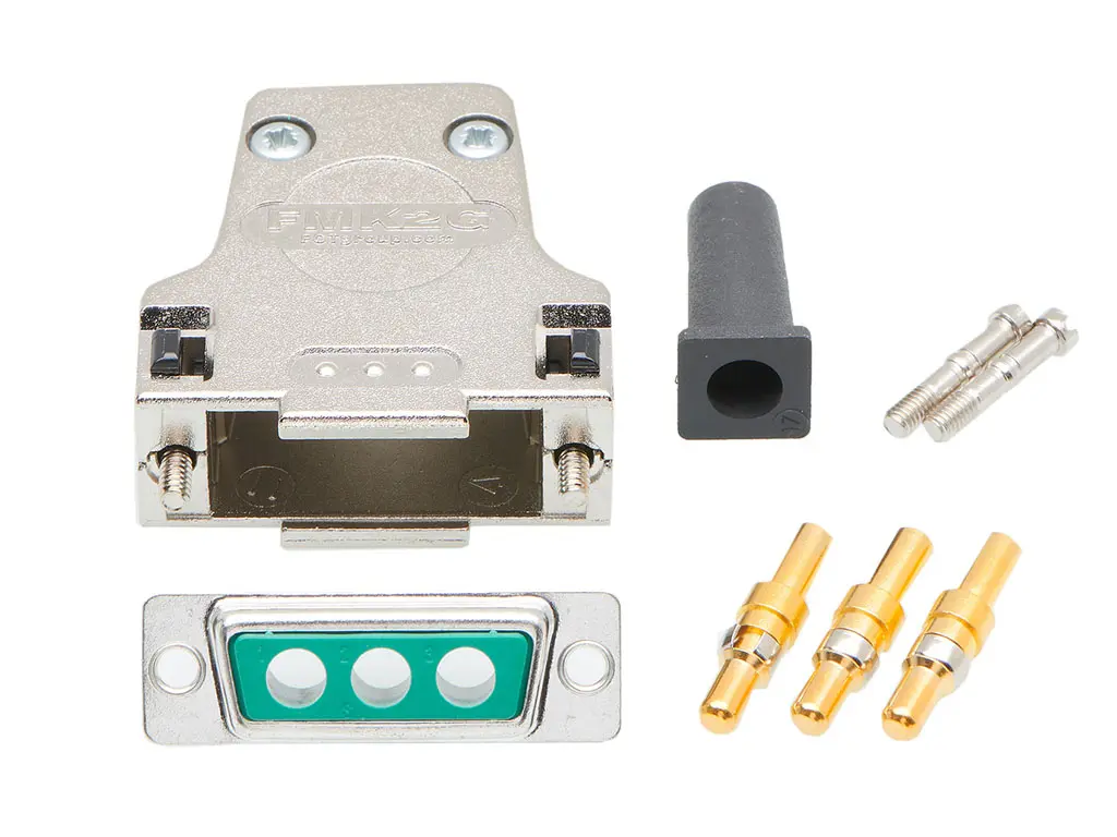 Produktfoto 1 von FCT from Molex FCT D-Sub-Steckverbindergehäuse für D-Sub-Kontakteinsatz, 3 Kontakte, Stecker